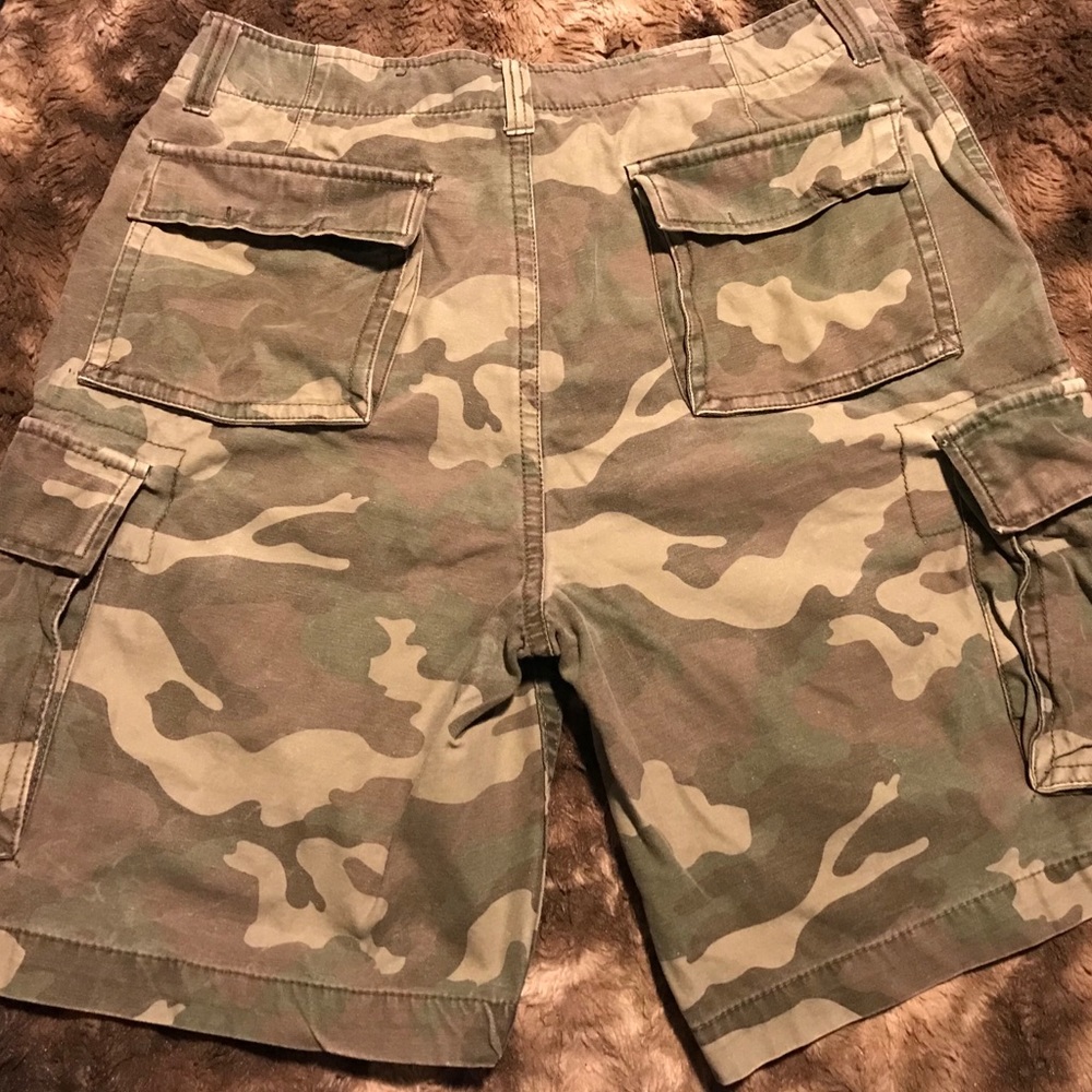 Camouflage Cargo Shorts